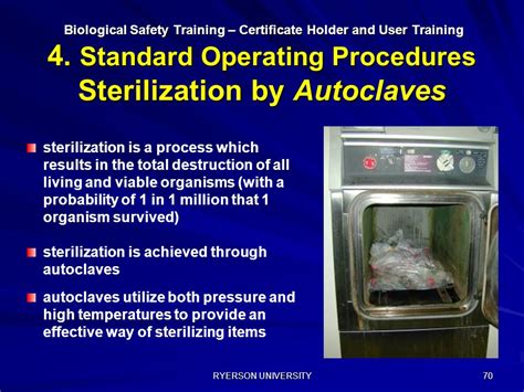 destruction of organisms in an autoclave|The Autoclave .